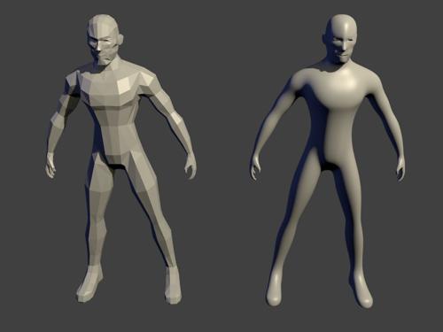 Base low-poly man preview image